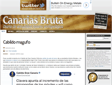 Tablet Screenshot of canariasbruta.com